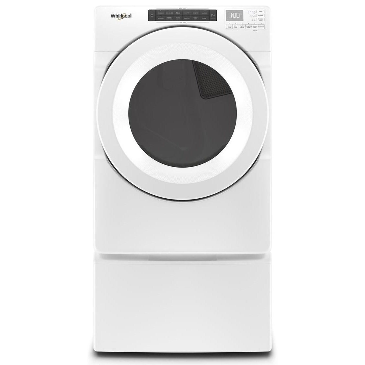 Whirlpool 7.4 Cu. Ft. Front Load Long Vent Electric Dryer with